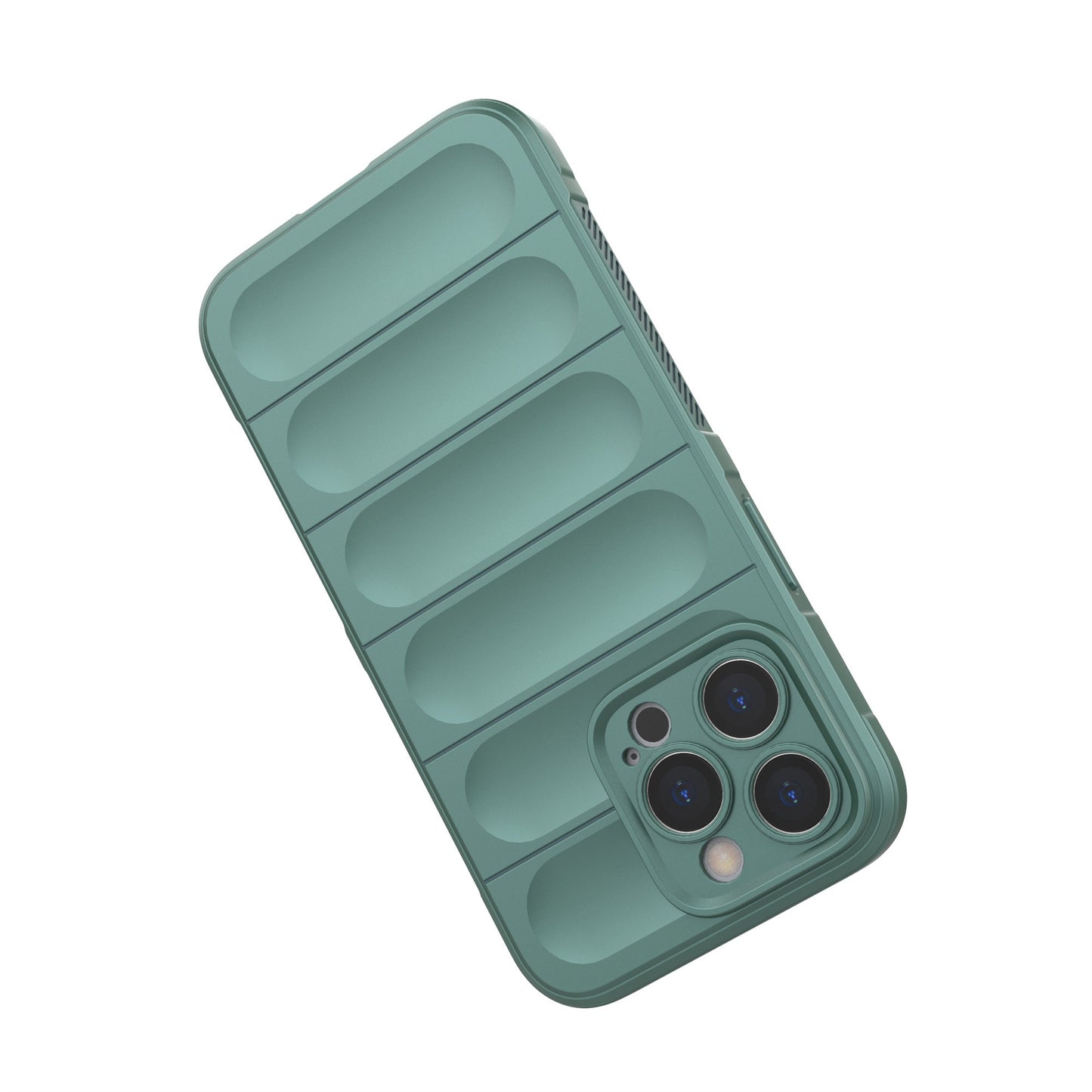 For iPhone 13 Pro 6.1 inch Anti-fall Rugged Back Shell Soft TPU Phone Protector Case