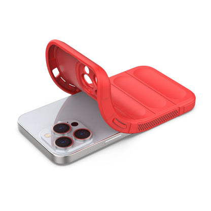 For iPhone 13 Pro 6.1 inch Anti-fall Rugged Back Shell Soft TPU Phone Protector Case