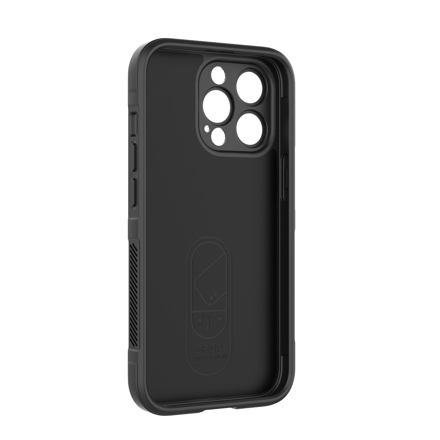 For iPhone 13 Pro 6.1 inch Anti-fall Rugged Back Shell Soft TPU Phone Protector Case