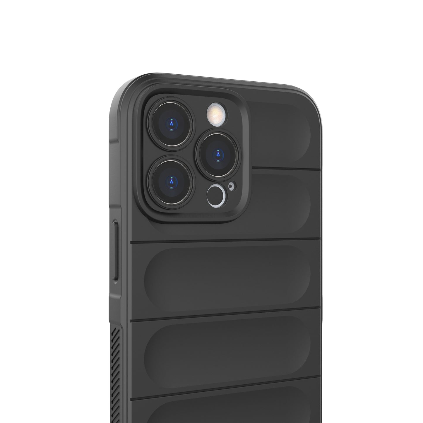 For iPhone 13 Pro 6.1 inch Anti-fall Rugged Back Shell Soft TPU Phone Protector Case