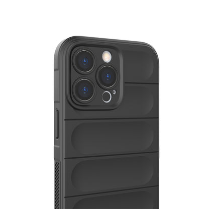 For iPhone 13 Pro 6.1 inch Anti-fall Rugged Back Shell Soft TPU Phone Protector Case