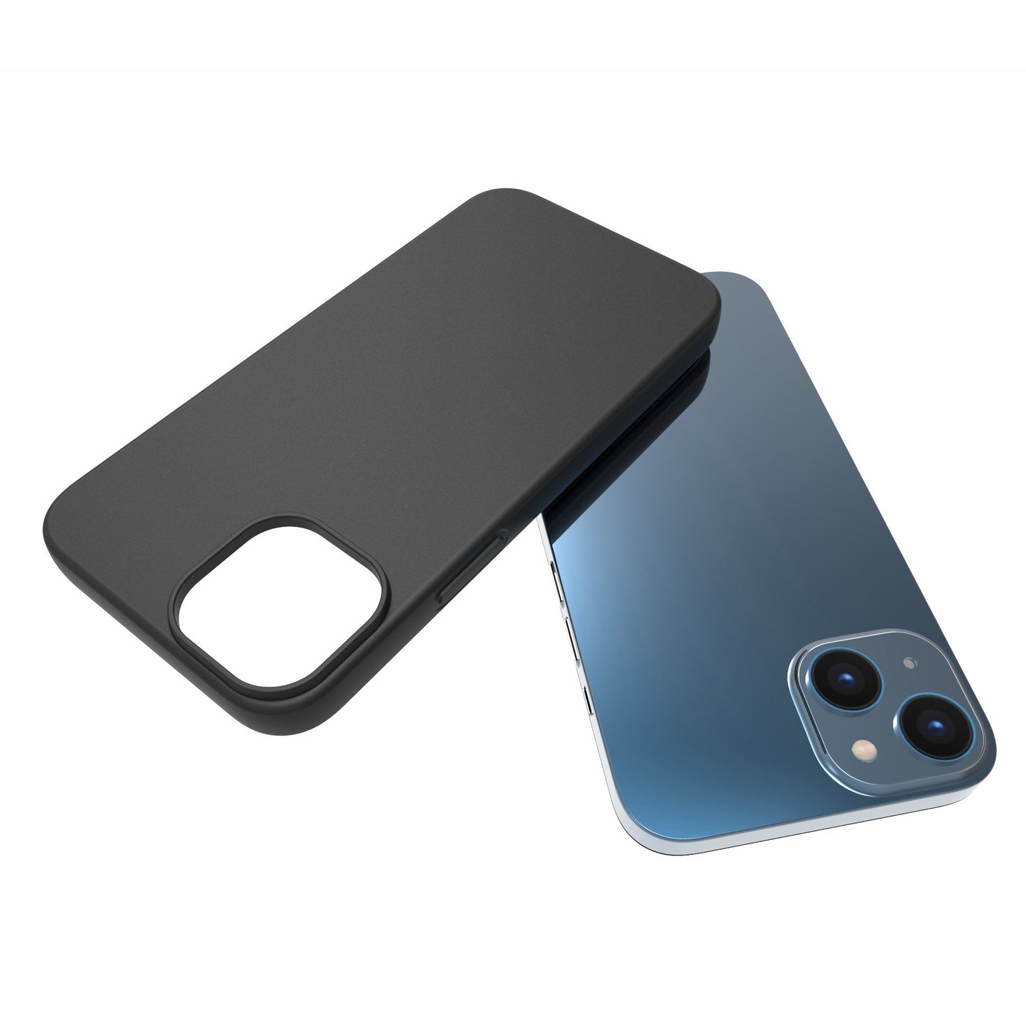 10Pcs/Pack Soft TPU Phone Protective Case for iPhone 14 6.1 inch, Dual-sided Matte Finish Anti-scratch Cover