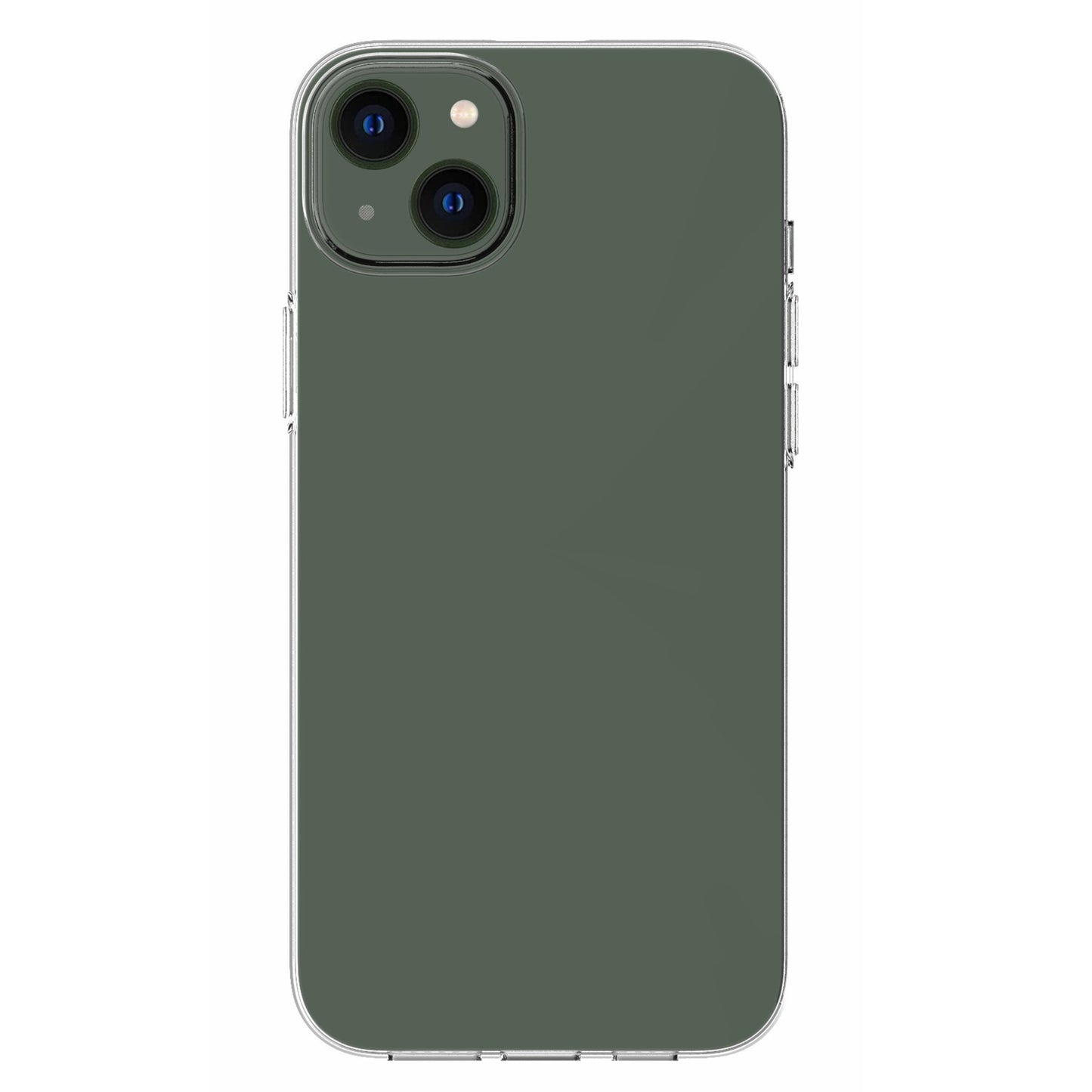 10Pcs / Pack Mobile Phone Cover for iPhone 14 Plus 6.7 inch, Clear TPU Phone Case Inner Watermark-Free Protective Cover