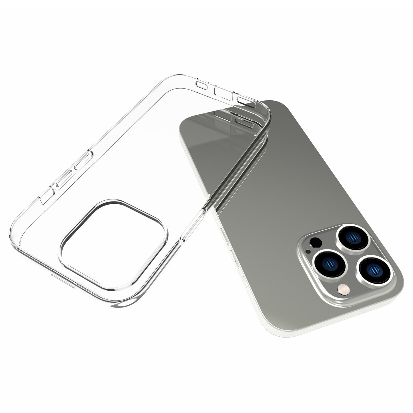 10Pcs/Pack Soft TPU Cover for iPhone 14 Pro 6.1 inch, Inner Watermark-Free Drop-proof Phone Case