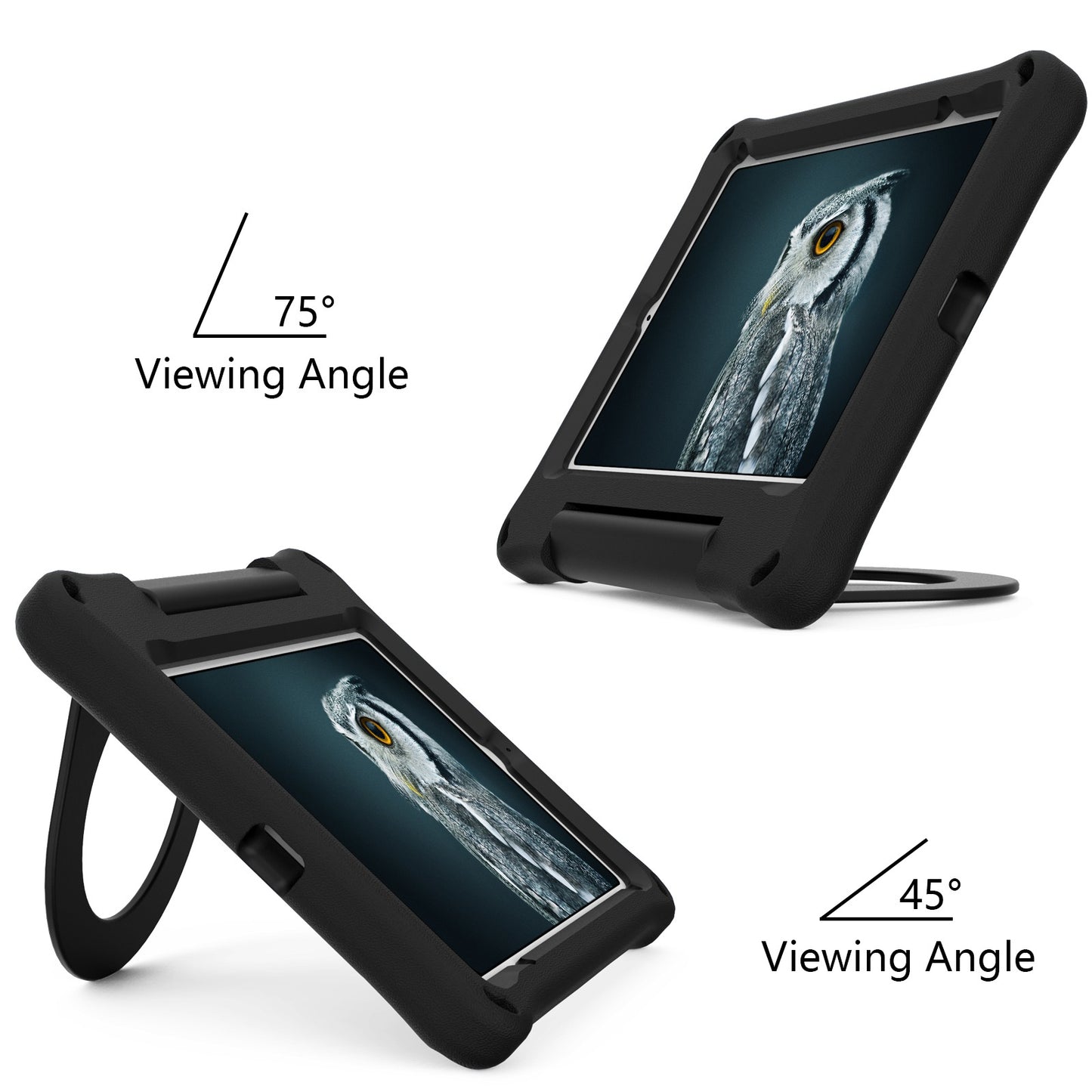 For iPad mini (2021) Foldable Ring Kickstand Design EVA Tablet Case Shockproof Cover