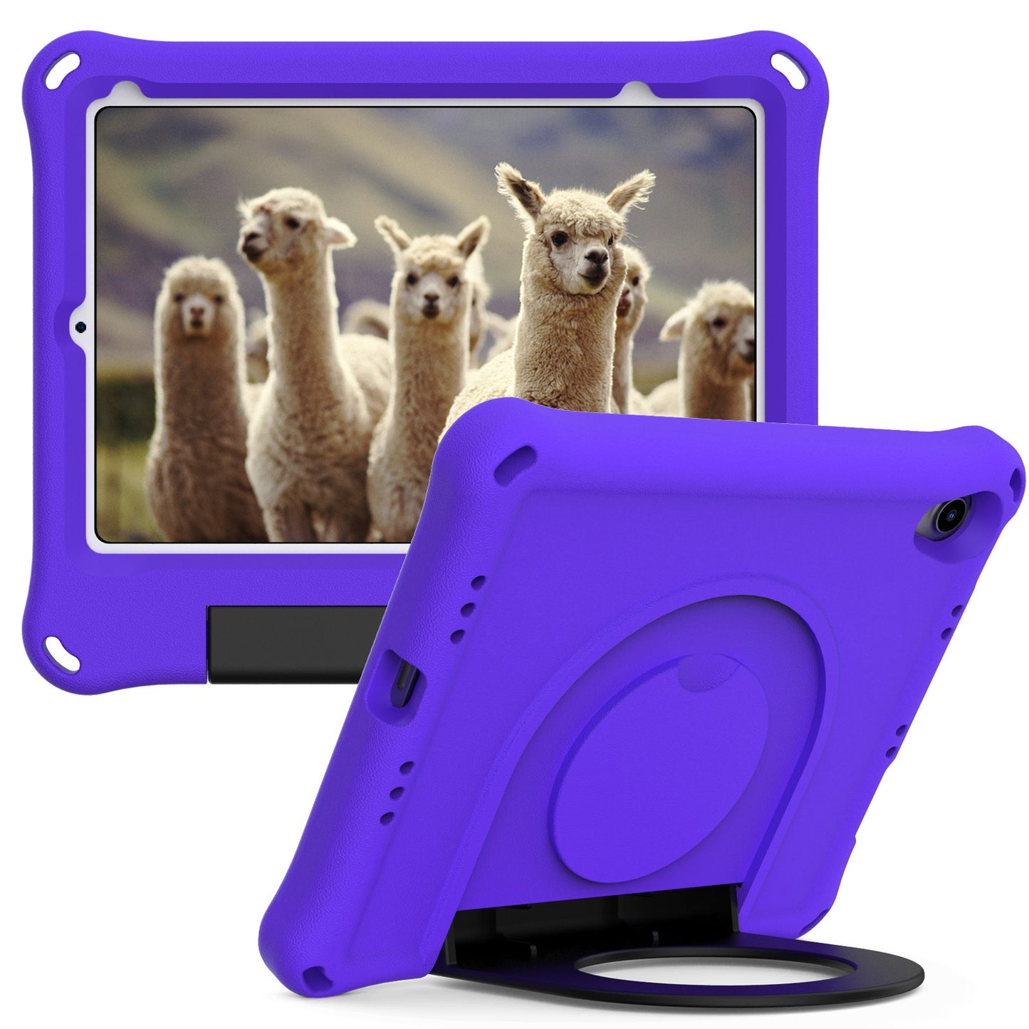 For iPad mini (2021) Foldable Ring Kickstand Design EVA Tablet Case Shockproof Cover