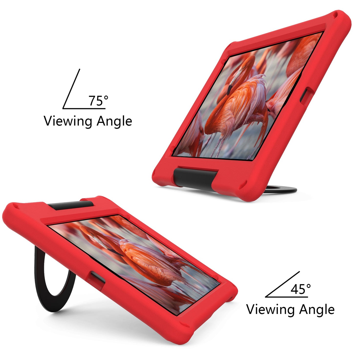 For iPad Air 10.5 inch (2019)/Pro 10.5-inch (2017) EVA Tablet Case Anti-drop Protective Cover with Ring Kickstand