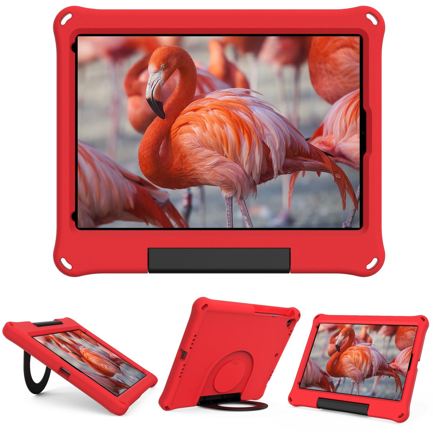 For iPad Air 10.5 inch (2019)/Pro 10.5-inch (2017) EVA Tablet Case Anti-drop Protective Cover with Ring Kickstand