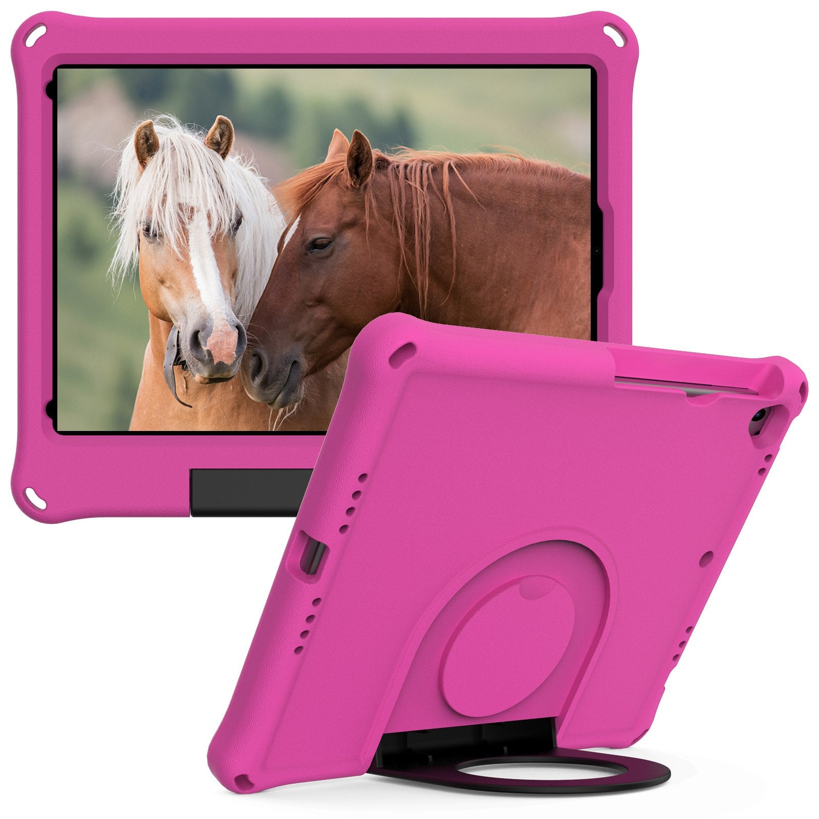 For iPad Air 10.5 inch (2019)/Pro 10.5-inch (2017) EVA Tablet Case Anti-drop Protective Cover with Ring Kickstand