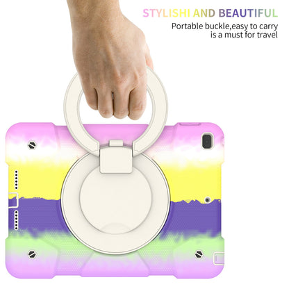 For iPad 10.2 (2021)/(2019)/(2020) Shockproof Case Anti-fall Colorful Tablet Cover Scratch Resistant Portable Protective Case with Kickstand/Pencil Holder