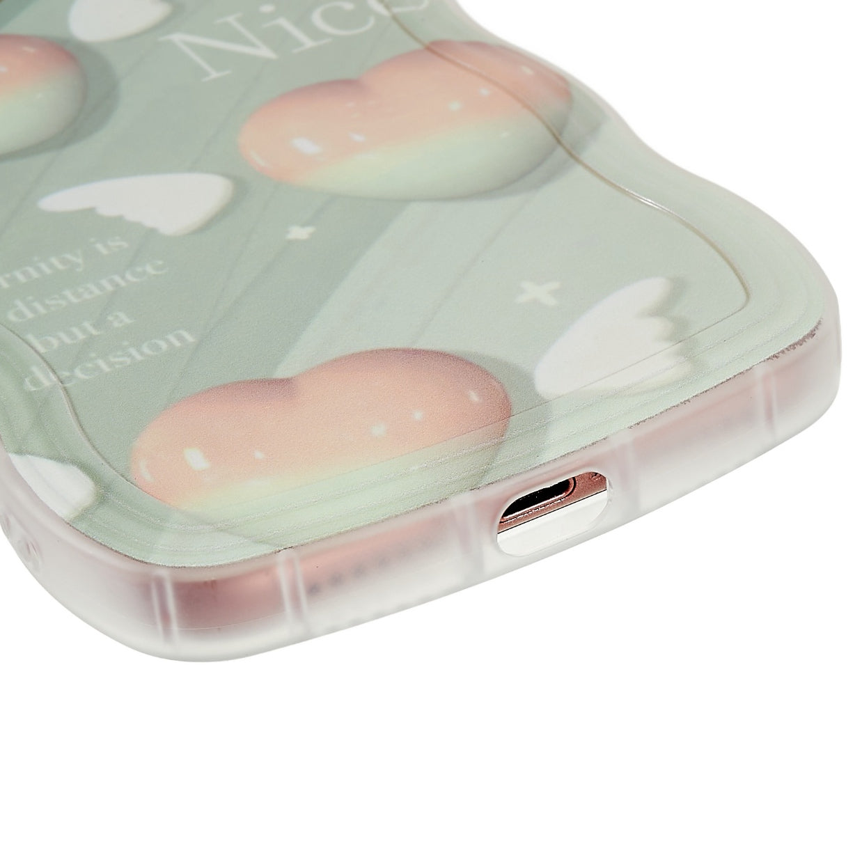 For iPhone XR 6.1 inch Soft TPU Wave-shaped Pattern Printed Protector Scratch-resistant Precise Cutouts Phone Case