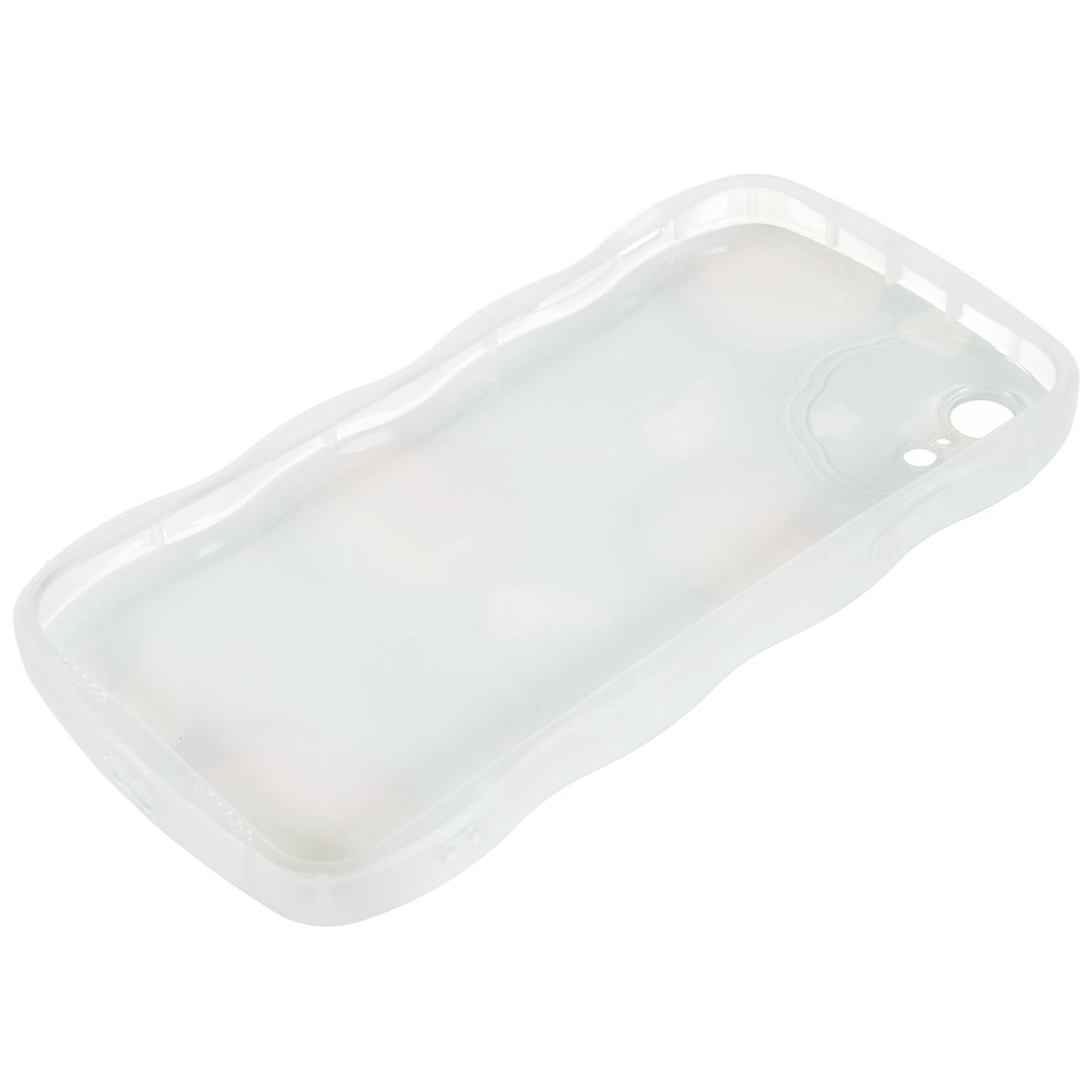 For iPhone XR 6.1 inch Soft TPU Wave-shaped Pattern Printed Protector Scratch-resistant Precise Cutouts Phone Case