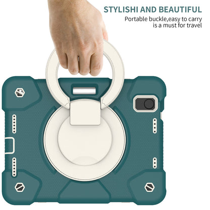 For iPad mini (2021) Case Hard PC + Soft Silicone Shockproof Kickstand Cover with Pencil Holder and Shoulder Strap