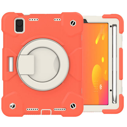For iPad mini (2021) Case Hard PC + Soft Silicone Shockproof Kickstand Cover with Pencil Holder and Shoulder Strap