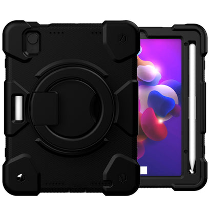 For iPad mini (2021) Case Hard PC + Soft Silicone Shockproof Kickstand Cover with Pencil Holder and Shoulder Strap