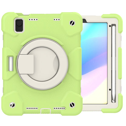 For iPad mini (2021) Case Hard PC + Soft Silicone Shockproof Kickstand Cover with Pencil Holder and Shoulder Strap