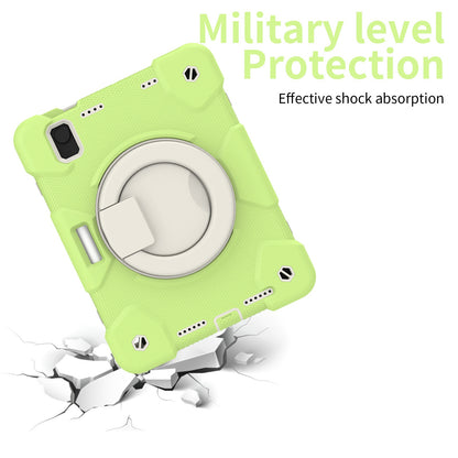 For iPad mini (2021) Case Hard PC + Soft Silicone Shockproof Kickstand Cover with Pencil Holder and Shoulder Strap