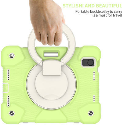For iPad mini (2021) Case Hard PC + Soft Silicone Shockproof Kickstand Cover with Pencil Holder and Shoulder Strap
