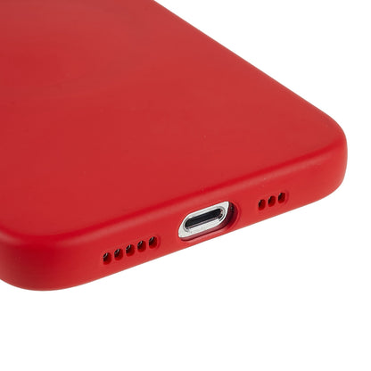 Liquid Series for iPhone 13 Pro 6.1 inch Magnetic Liquid Silicone Case Soft TPU Frame Microfiber Lining Anti-Scratch Cover