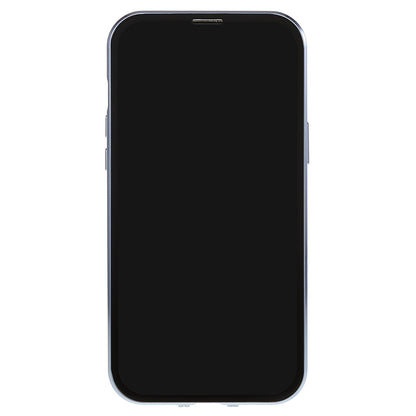 For iPhone 13 Pro 6.1 inch Straight Edge Privacy Case Double Sides Tempered Glass Back Frosted Magnetic Adsorption Metal Frame Safety Buckle Full Body Protection Phone Cover