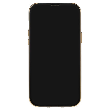 For iPhone 13 Pro 6.1 inch Straight Edge Privacy Case Double Sides Tempered Glass Back Frosted Magnetic Adsorption Metal Frame Safety Buckle Full Body Protection Phone Cover