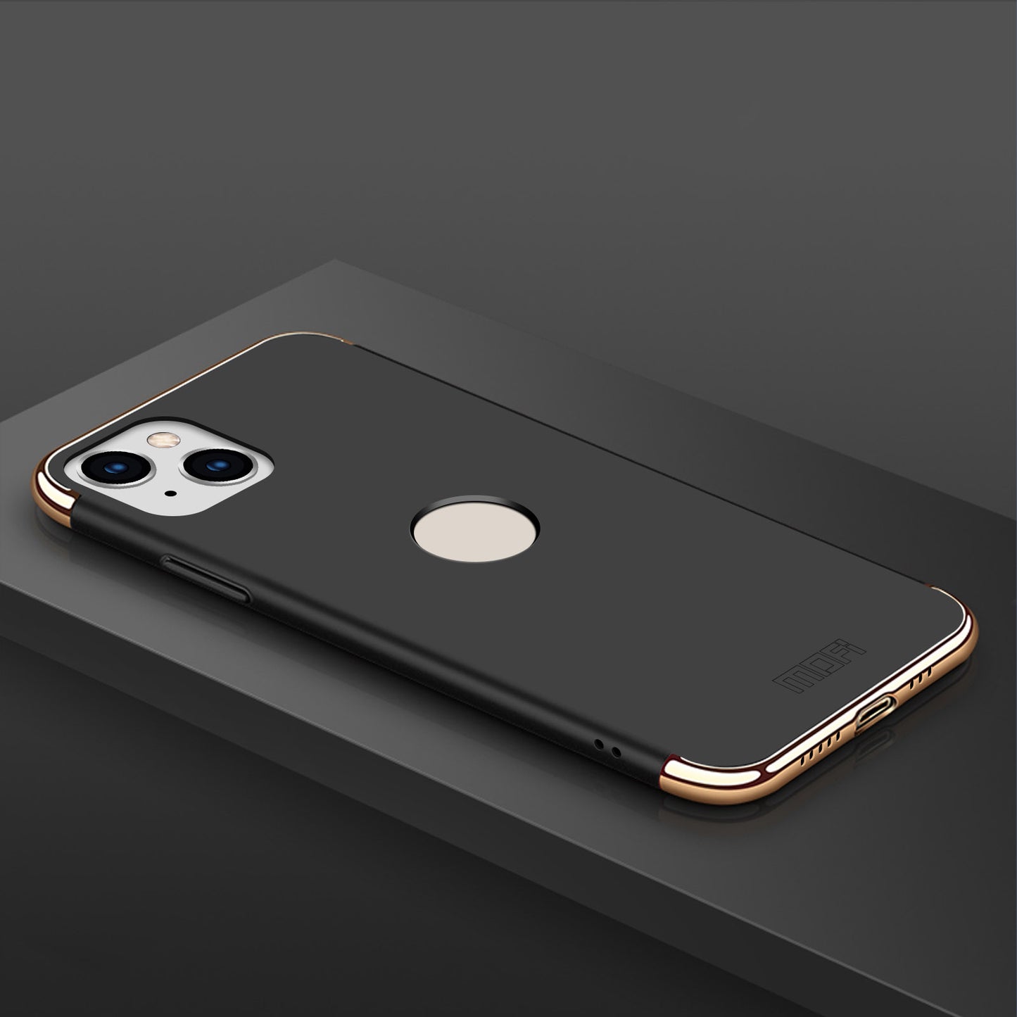 MOFI Guard Series Electroplating Back Cover for iPhone 14 Plus, Detachable 3-in-1 Hard PC Phone Case