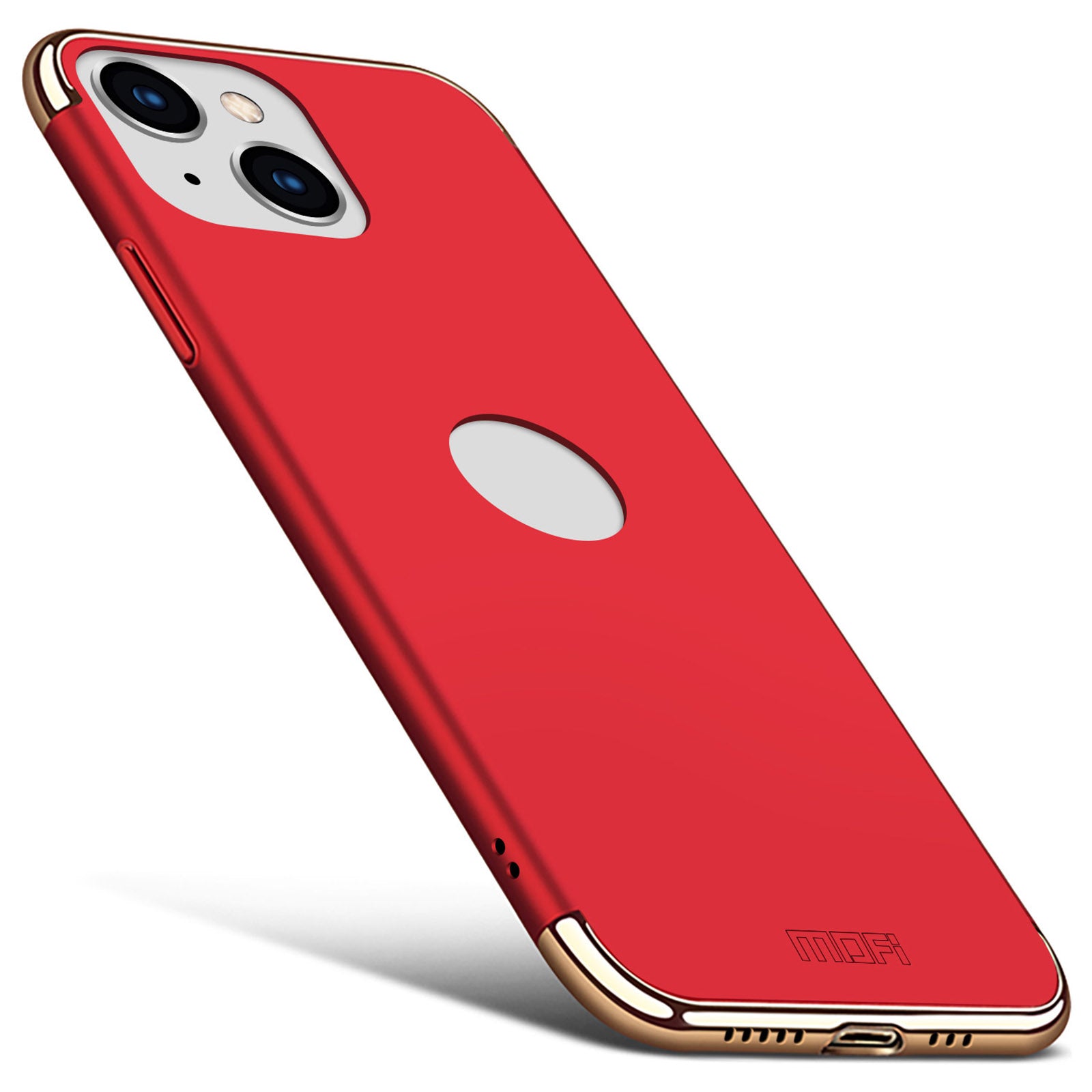 MOFI Guard Series Electroplating Back Cover for iPhone 14 Plus, Detachable 3-in-1 Hard PC Phone Case