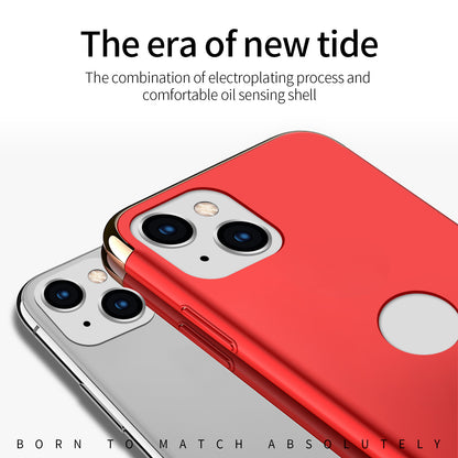 MOFI Guard Series Electroplating Back Cover for iPhone 14 Plus, Detachable 3-in-1 Hard PC Phone Case