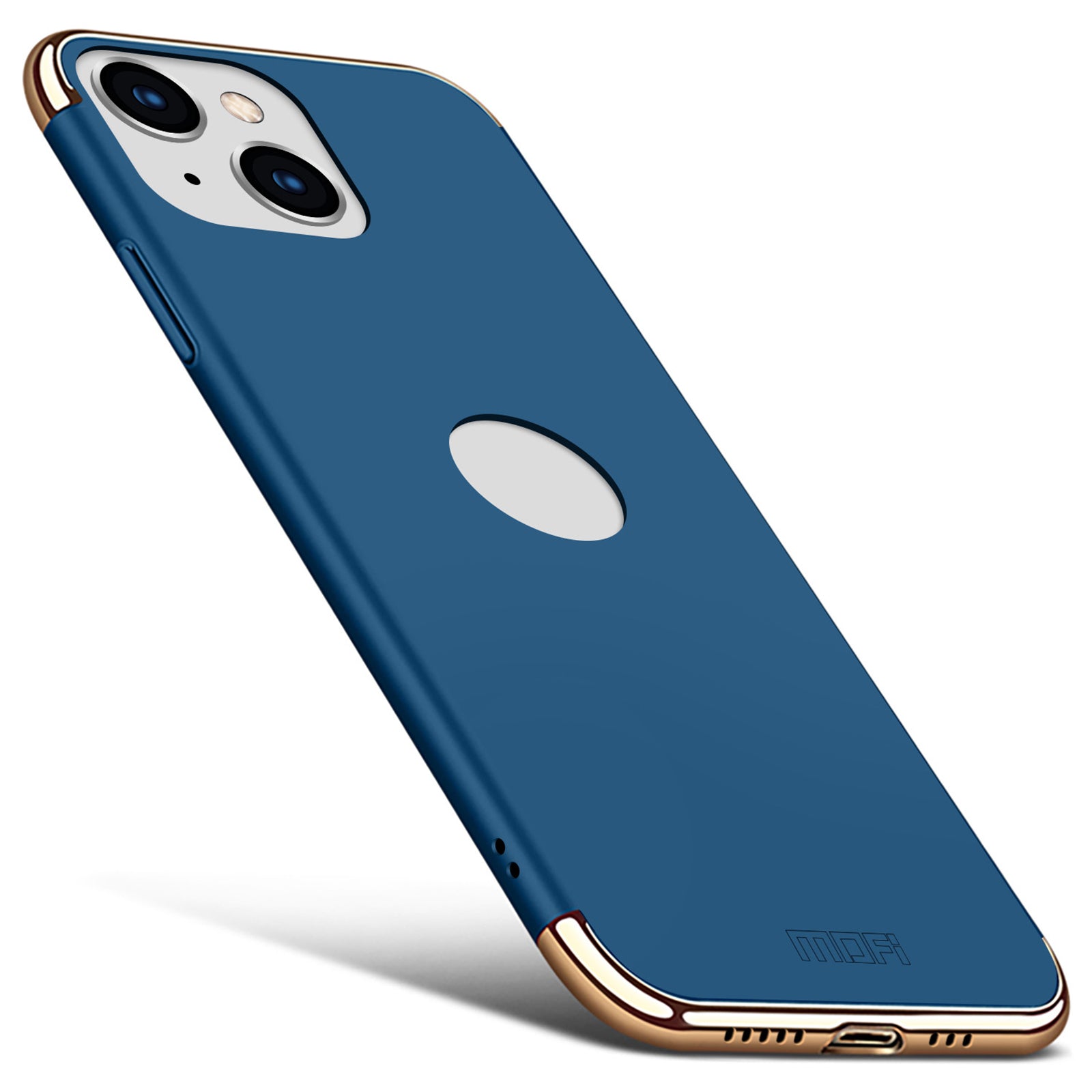 MOFI Guard Series Electroplating Back Cover for iPhone 14 Plus, Detachable 3-in-1 Hard PC Phone Case