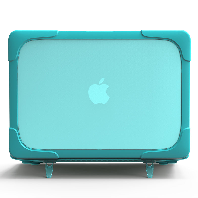For Macbook Air 13.3 Inch See-through Full Protection PC TPU Case with Kickstand A1369/A1466