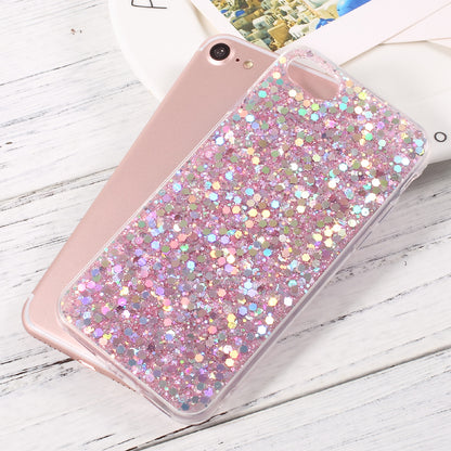 Glittering Sequins TPU Jelly Mobile Case for iPhone SE (2020)/SE (2022)/8/7 4.7 inch