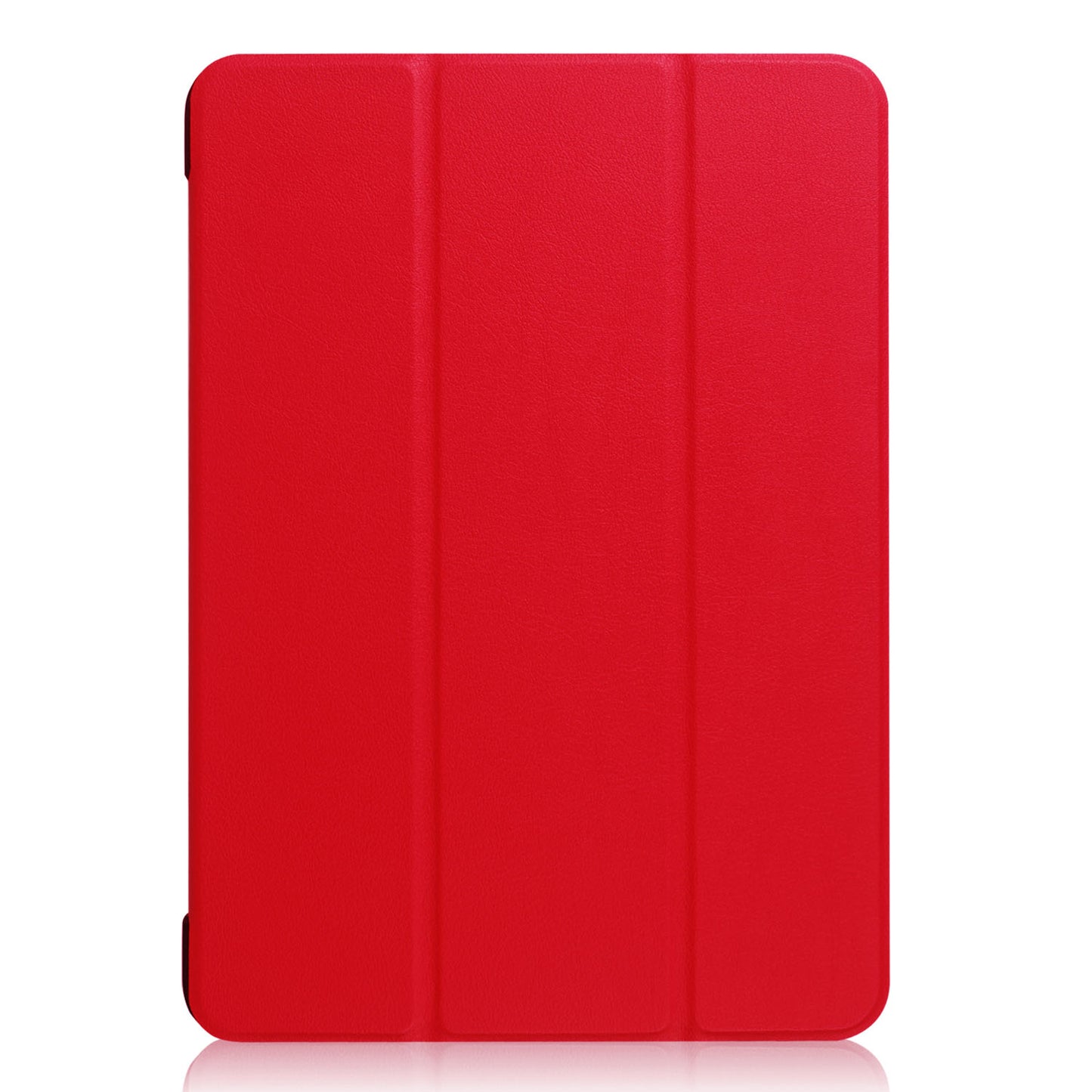 For iPad 9.7 (2018) / 9.7 (2017) Tri-fold Stand Lightweight Full Protection Smart Leather Tablet Case Cover