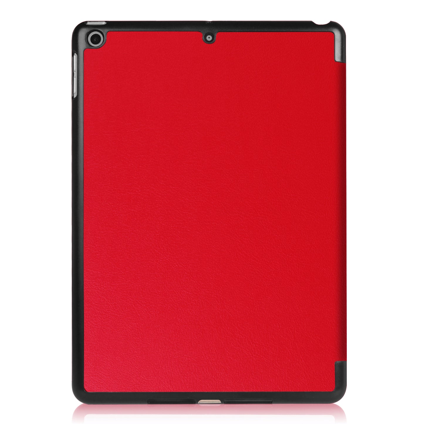 For iPad 9.7 (2018) / 9.7 (2017) Tri-fold Stand Lightweight Full Protection Smart Leather Tablet Case Cover