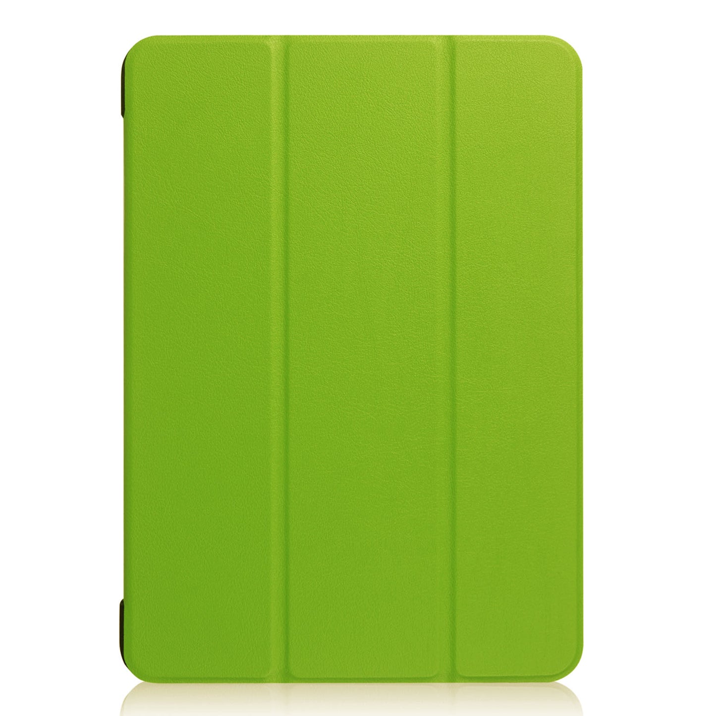 For iPad 9.7 (2018) / 9.7 (2017) Tri-fold Stand Lightweight Full Protection Smart Leather Tablet Case Cover