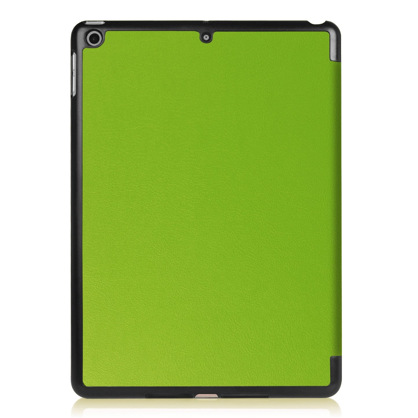 For iPad 9.7 (2018) / 9.7 (2017) Tri-fold Stand Lightweight Full Protection Smart Leather Tablet Case Cover