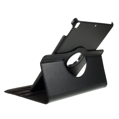 For iPad Air 10.5 (2019) / Pro 10.5 (2017) / iPad 10.2 (2021)/(2020)/(2019) 360-Rotary Stand Leather Tablet Case Litchi Grain