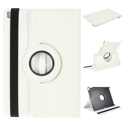 For iPad Air 10.5 (2019) / Pro 10.5 (2017) / iPad 10.2 (2021)/(2020)/(2019) 360-Rotary Stand Leather Tablet Case Litchi Grain