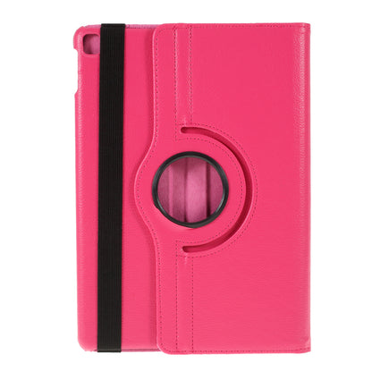 For iPad Air 10.5 (2019) / Pro 10.5 (2017) / iPad 10.2 (2021)/(2020)/(2019) 360-Rotary Stand Leather Tablet Case Litchi Grain