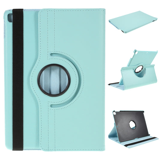 For iPad Air 10.5 (2019) / Pro 10.5 (2017) / iPad 10.2 (2021)/(2020)/(2019) 360-Rotary Stand Leather Tablet Case Litchi Grain