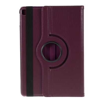 For iPad Air 10.5 (2019) / Pro 10.5 (2017) / iPad 10.2 (2021)/(2020)/(2019) 360-Rotary Stand Leather Tablet Case Litchi Grain