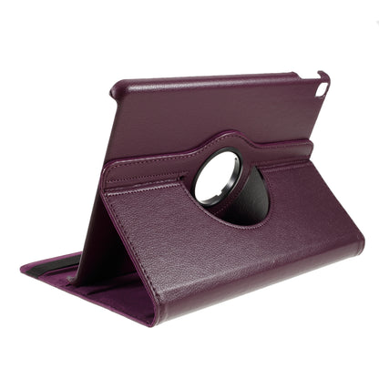 For iPad Air 10.5 (2019) / Pro 10.5 (2017) / iPad 10.2 (2021)/(2020)/(2019) 360-Rotary Stand Leather Tablet Case Litchi Grain