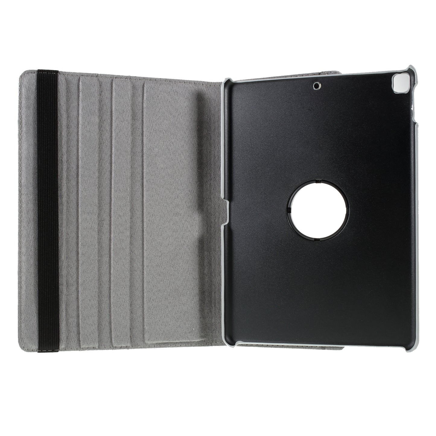 For iPad Air 10.5 (2019) / Pro 10.5 (2017) / iPad 10.2 (2021)/(2020)/(2019) 360-Rotary Stand Leather Tablet Case Litchi Grain