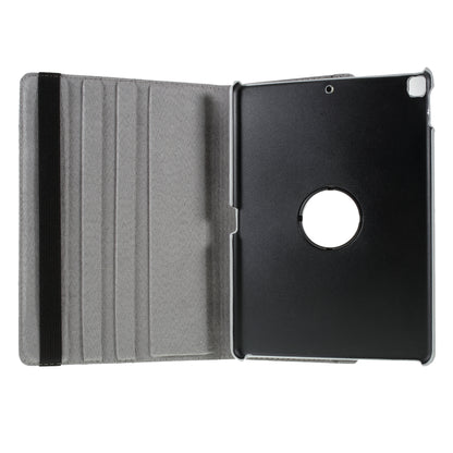 For iPad Air 10.5 (2019) / Pro 10.5 (2017) / iPad 10.2 (2021)/(2020)/(2019) 360-Rotary Stand Leather Tablet Case Litchi Grain