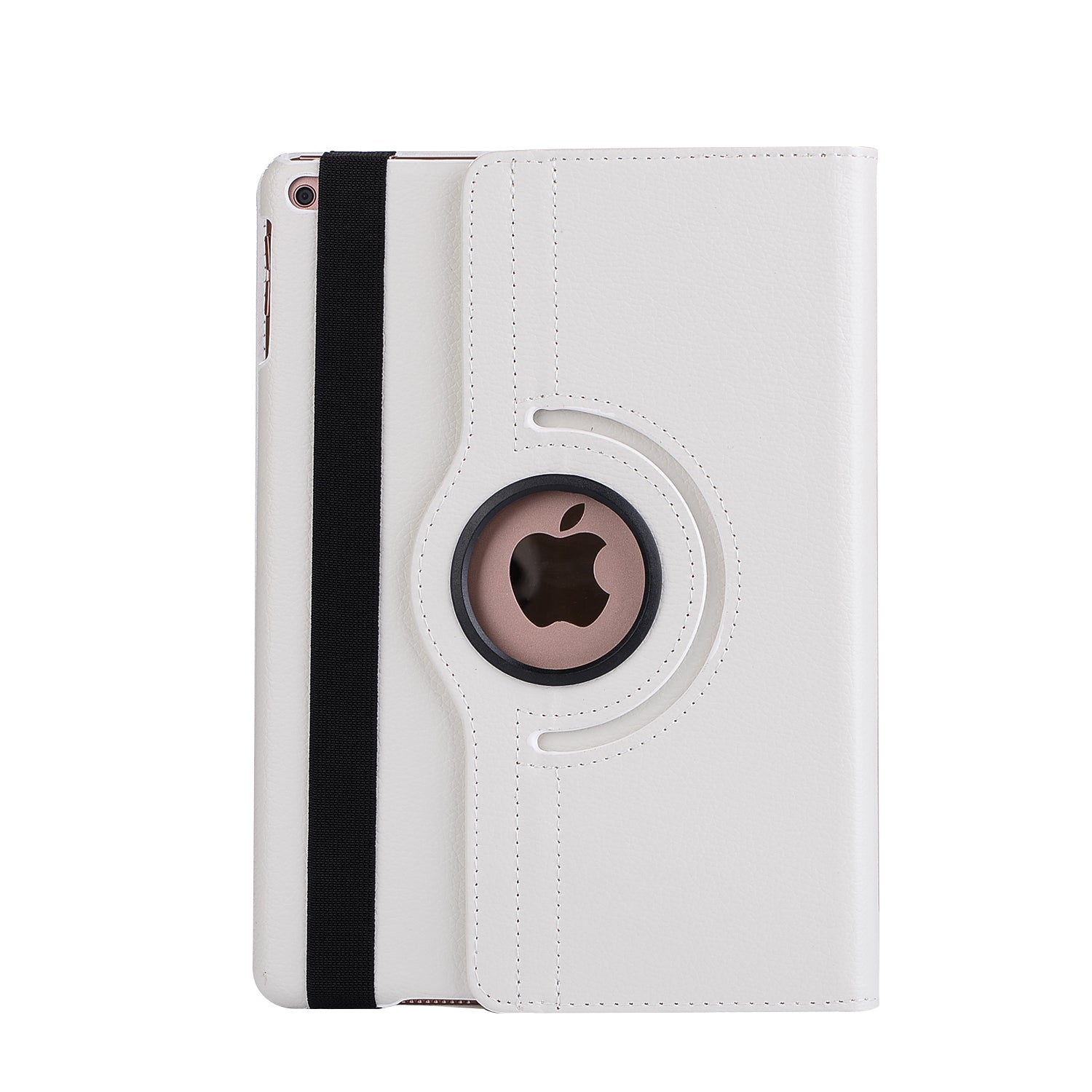 For iPad 9.7 (2018) / 9.7 (2017) Litchi Grain 360 Degree Rotary Stand Smart Leather Tablet Case