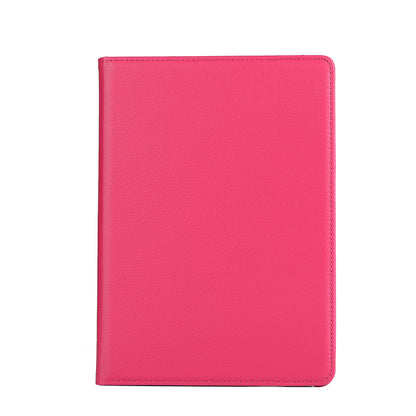 For iPad 9.7 (2018) / 9.7 (2017) Litchi Grain 360 Degree Rotary Stand Smart Leather Tablet Case