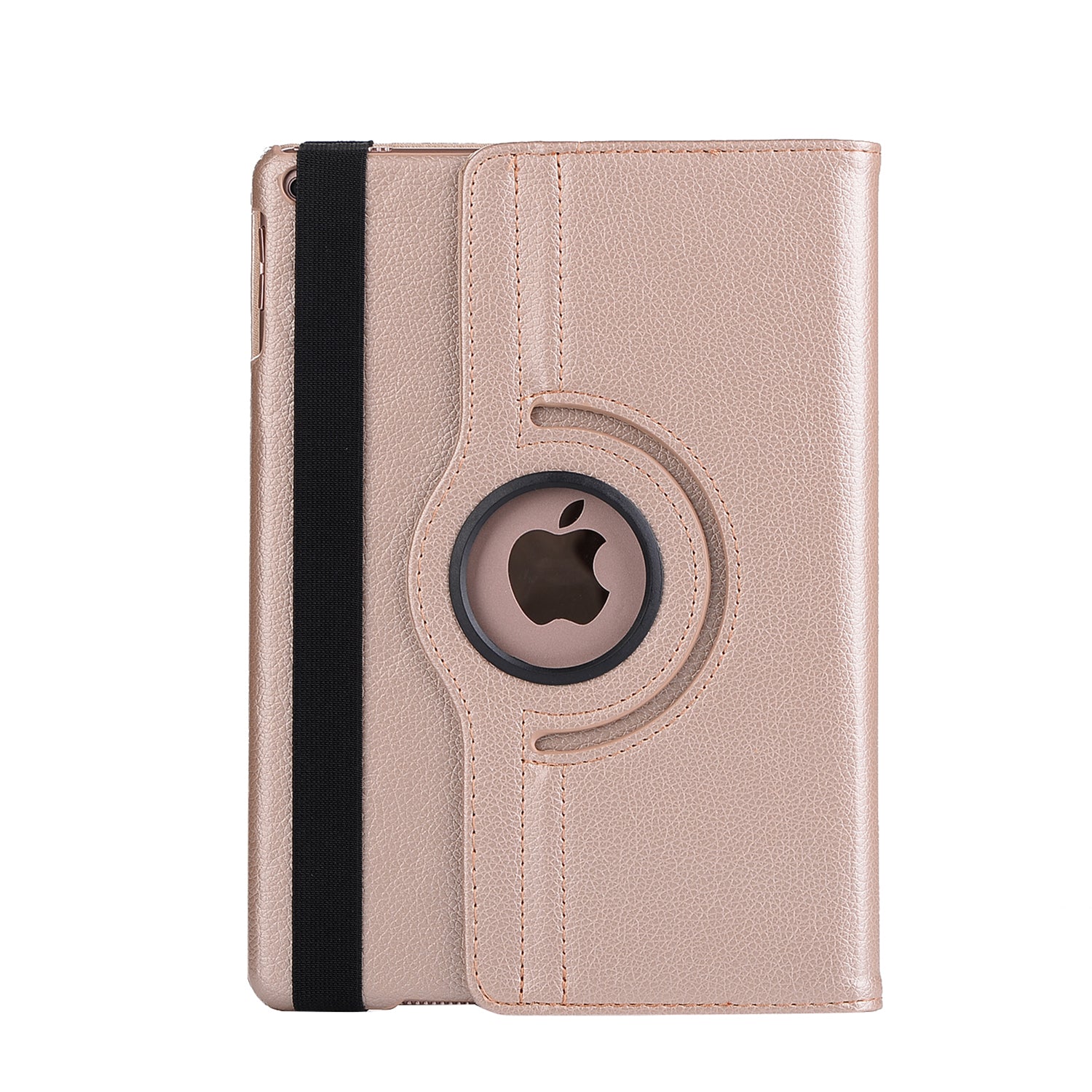 For iPad 9.7 (2018) / 9.7 (2017) Litchi Grain 360 Degree Rotary Stand Smart Leather Tablet Case