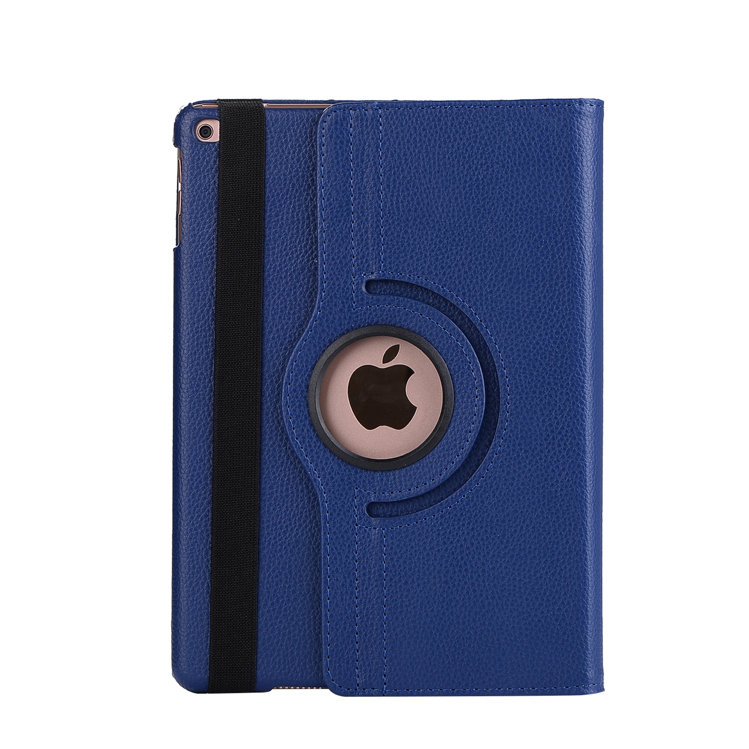 For iPad 9.7 (2018) / 9.7 (2017) Litchi Grain 360 Degree Rotary Stand Smart Leather Tablet Case