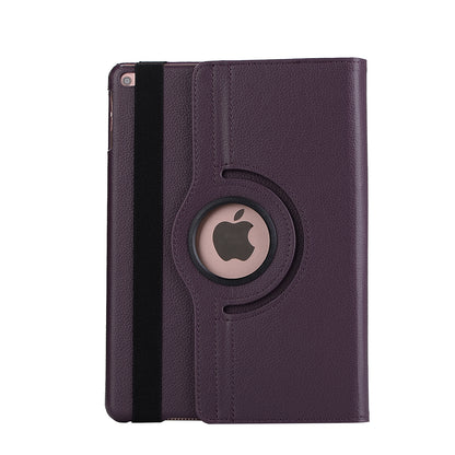 For iPad 9.7 (2018) / 9.7 (2017) Litchi Grain 360 Degree Rotary Stand Smart Leather Tablet Case