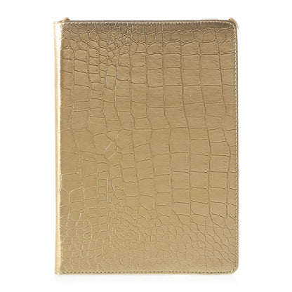 For iPad 9.7 (2018) / 9.7 (2017) Leather Flip Protective Case with 360 Degree Rotary Stand