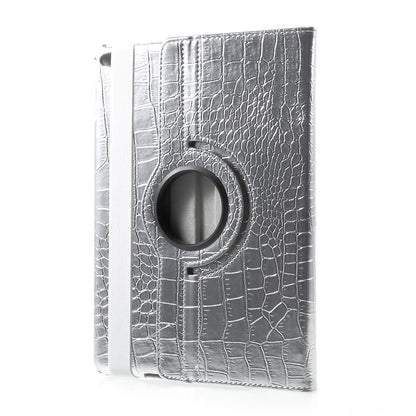 For iPad 9.7 (2018) / 9.7 (2017) Leather Flip Protective Case with 360 Degree Rotary Stand